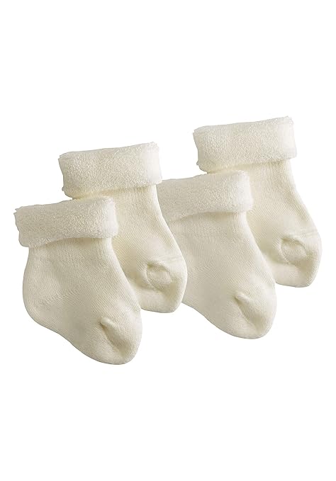 hessnatur Baby Mädchen und Jungen unisex Frottee-Socke im 2er-Pack aus Bio-Baumwolle