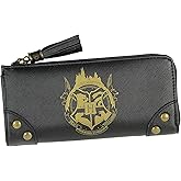 Bioworld Harry Potter Wallet Designer Hogwarts Castle Zipper Clutch Faux Leather Wallet For Women