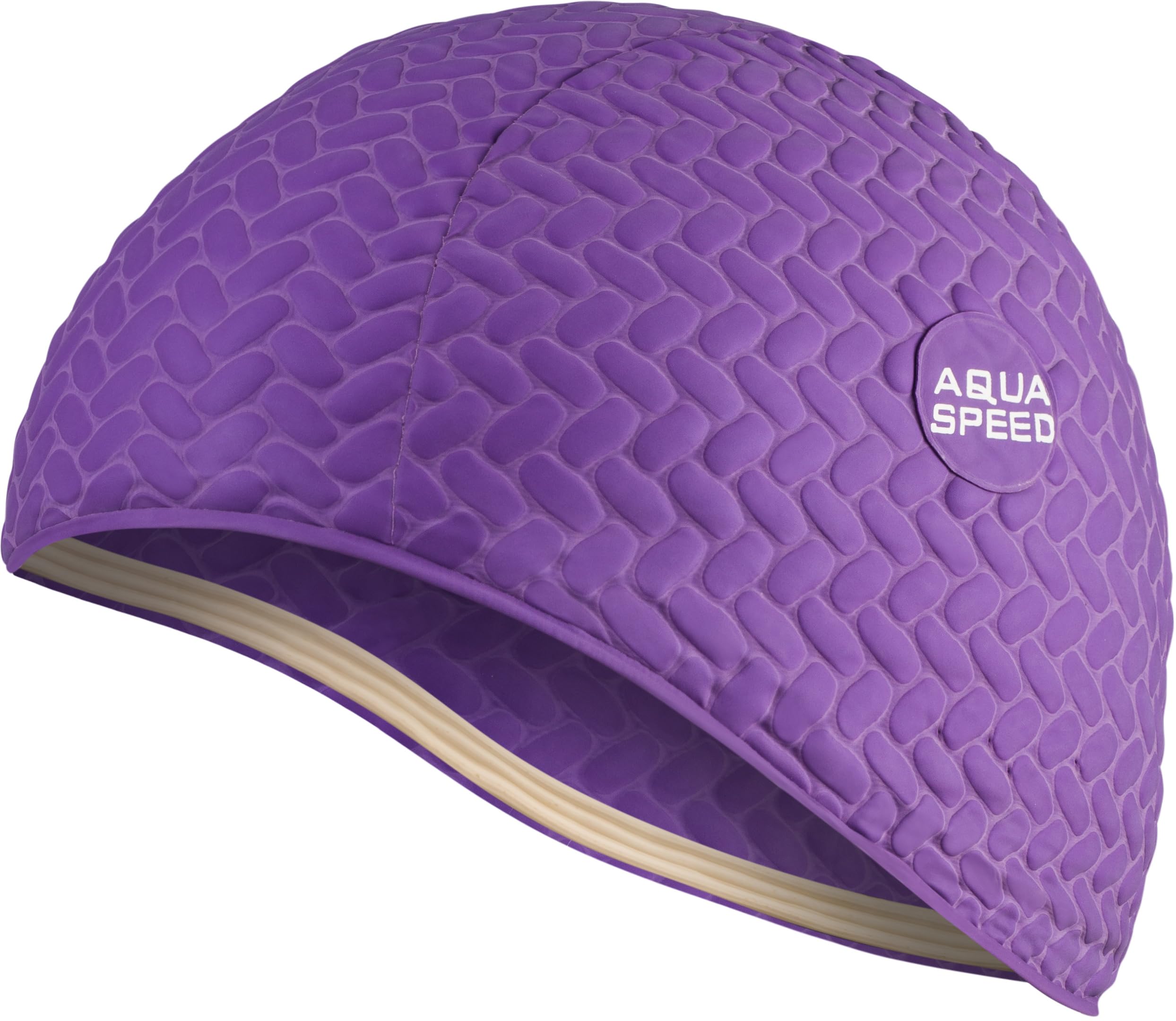 Aqua Speed swim cap | bathing cap | sports | training | swimming | long hair | latex | Bombastic Tic-Tac | 09 / Lilac
