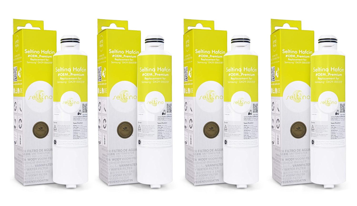 Seltino HAFCIN - Filtro de agua para Samsung nevera, relpacement ...