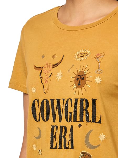 COW GIRL ERA CLASSIC CREW HONEY MUSTARD