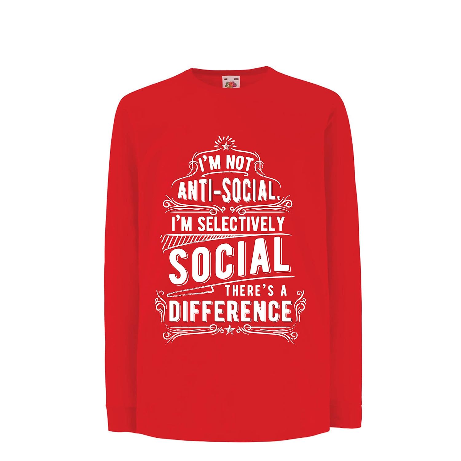 Télécharger gratuitement Images Pas Antisociale Socialement Selectif Sweat Shirt Blague le plus cool par