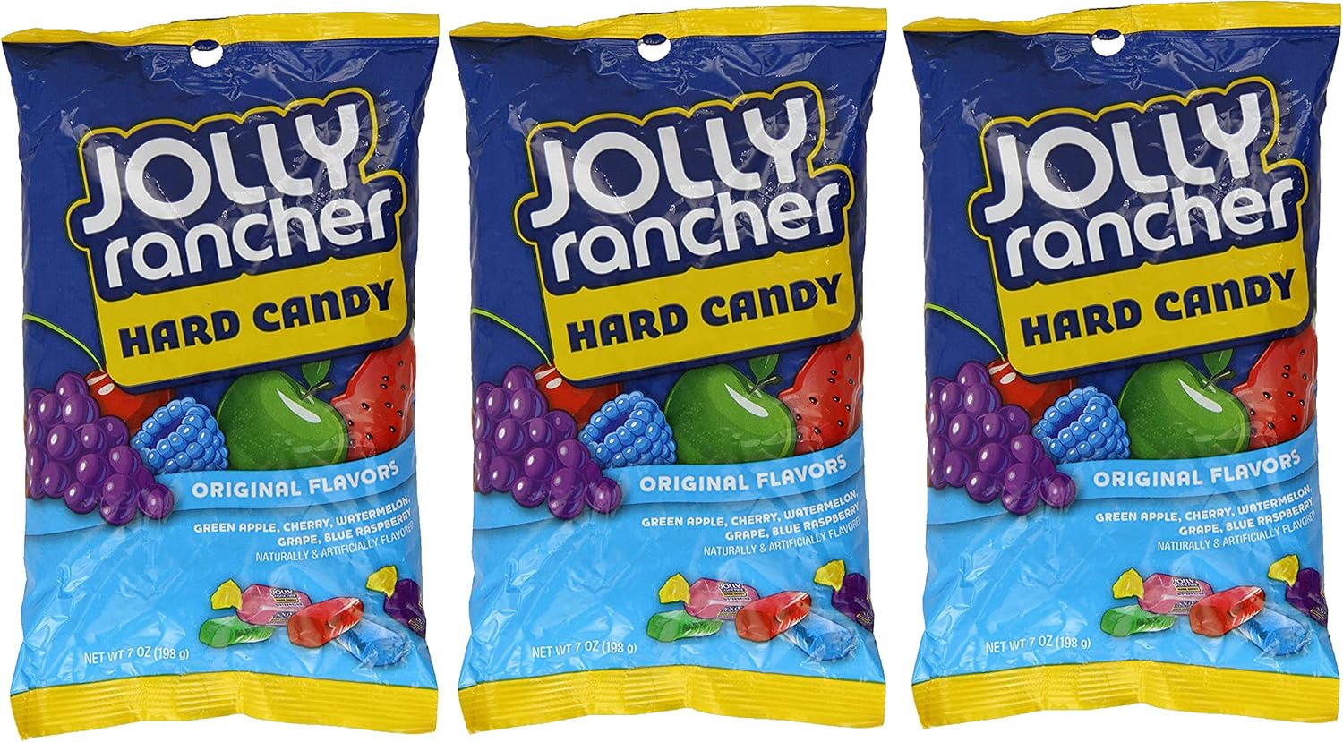Jolly Rancher Hard Candy in Original Flavors, 198g (Pack of 3) Amazon