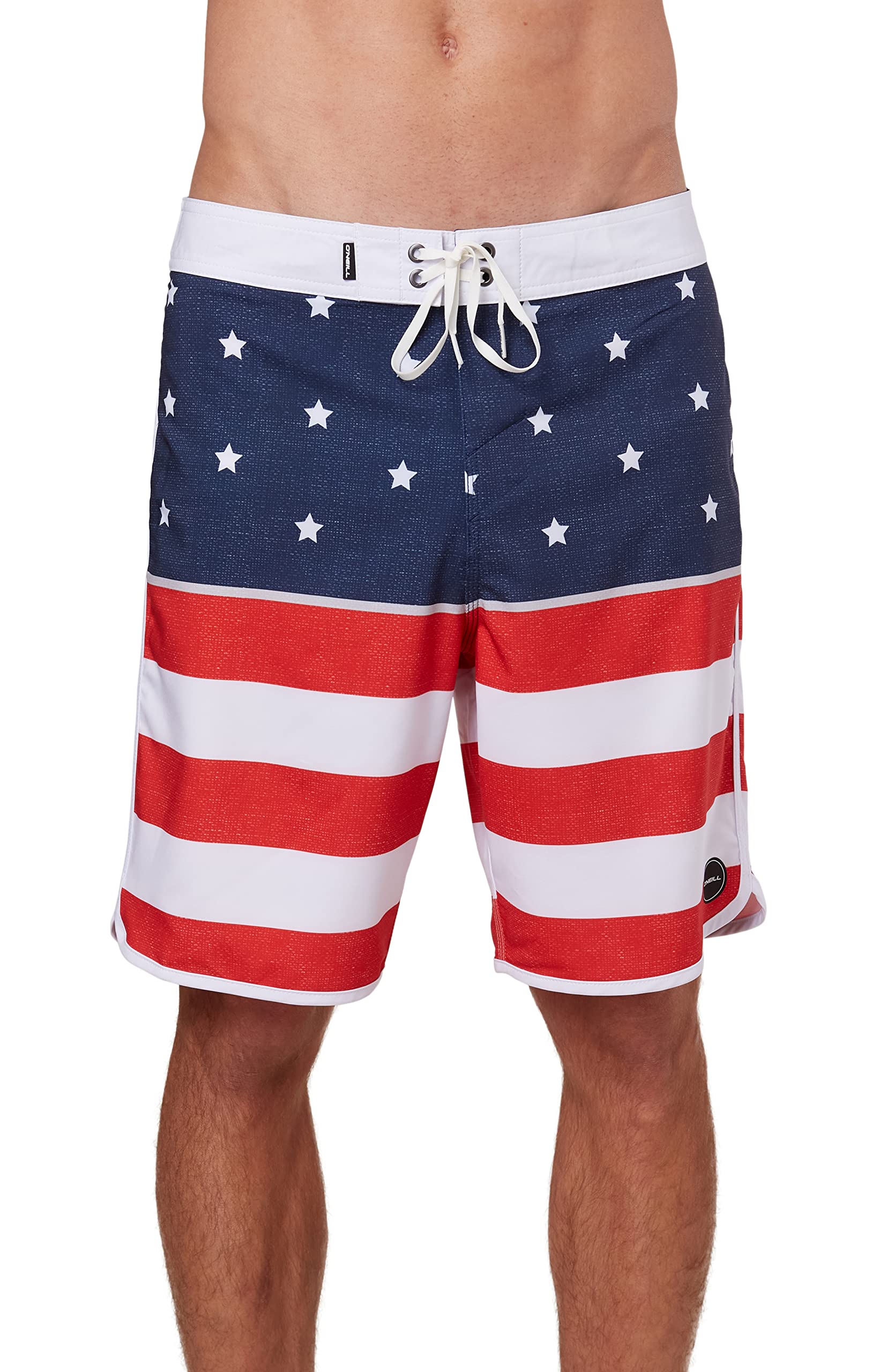 Mens Hyperfreak Apollo Swim, Red White Blue, 44