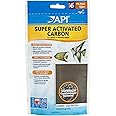 API SUPER ACTIVATED CARBON Aquarium Canister Filter Filtration Pouch 1-Count, White (729A)