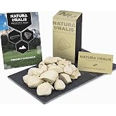 Natura Uralis Siberian Clay | Natural Yellow Clay, 7oz - Pastel to Golden, Amazing Crunch, Earthy, Velvety Texture, ASMR Sensation