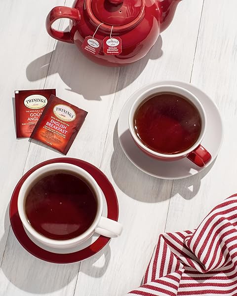 TWININGS VARIETY PACK BLACK TEA BAGS, 20 COUNT (PACK OF 1), INCLUDES ENGLISH BREAKFAST, EARL GREY, IRISH BREAKFAST, AND LADY GREY, CAFFEINATED, ENJOY HOT OR ICED, 20 TEABAGS