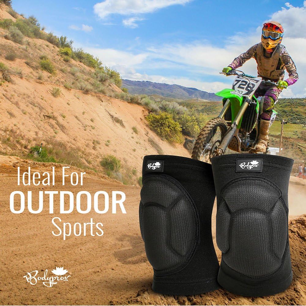 Bodyprox Protective Knee Pads, Thick Sponge Anti-Slip, Collision Avoidance Knee Sleeve : Sports & Outdoors