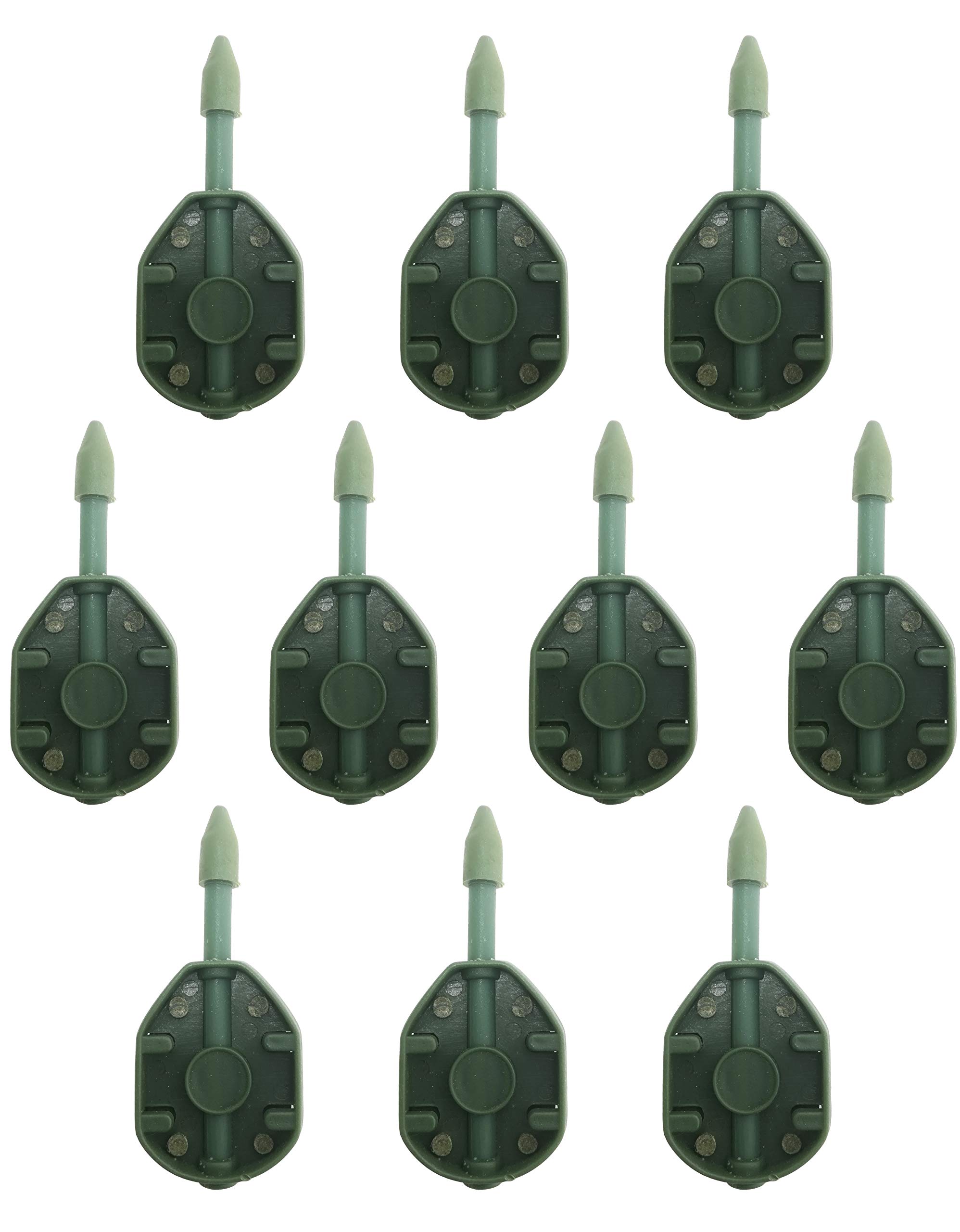 FLADEN Fishing - 10 x FEEDERS - ANTI ROLL Feeders Bulk Packs Standard 30g and Large 50g - Great For Use With a Wide Range of Groundbaits (10 x 50g Feeders)