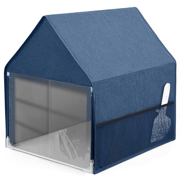 YEEBENY CAT LITTER BOX COVER, ENCLOSED CAT POTTY...