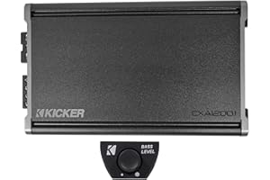 Kicker 46CXA12001 CXA1200.1 1200w RMS Mono Class D Car Amplifier Amp+Bass Knob