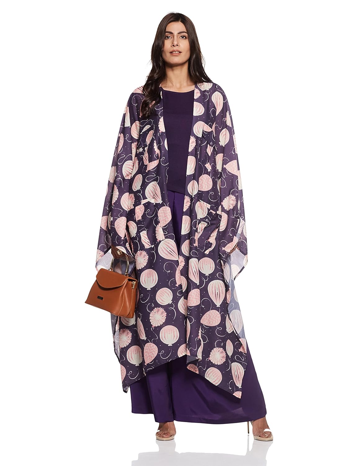 rheson by sonam & rhea kapoor women's big pocket cape shrug