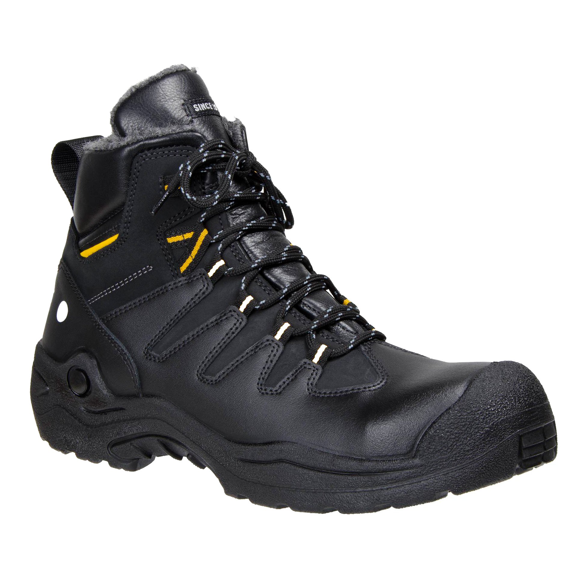 Ejendals 6438-38 Safety Boots Jalas 6438 Tempera Size 38, Black/Yellow