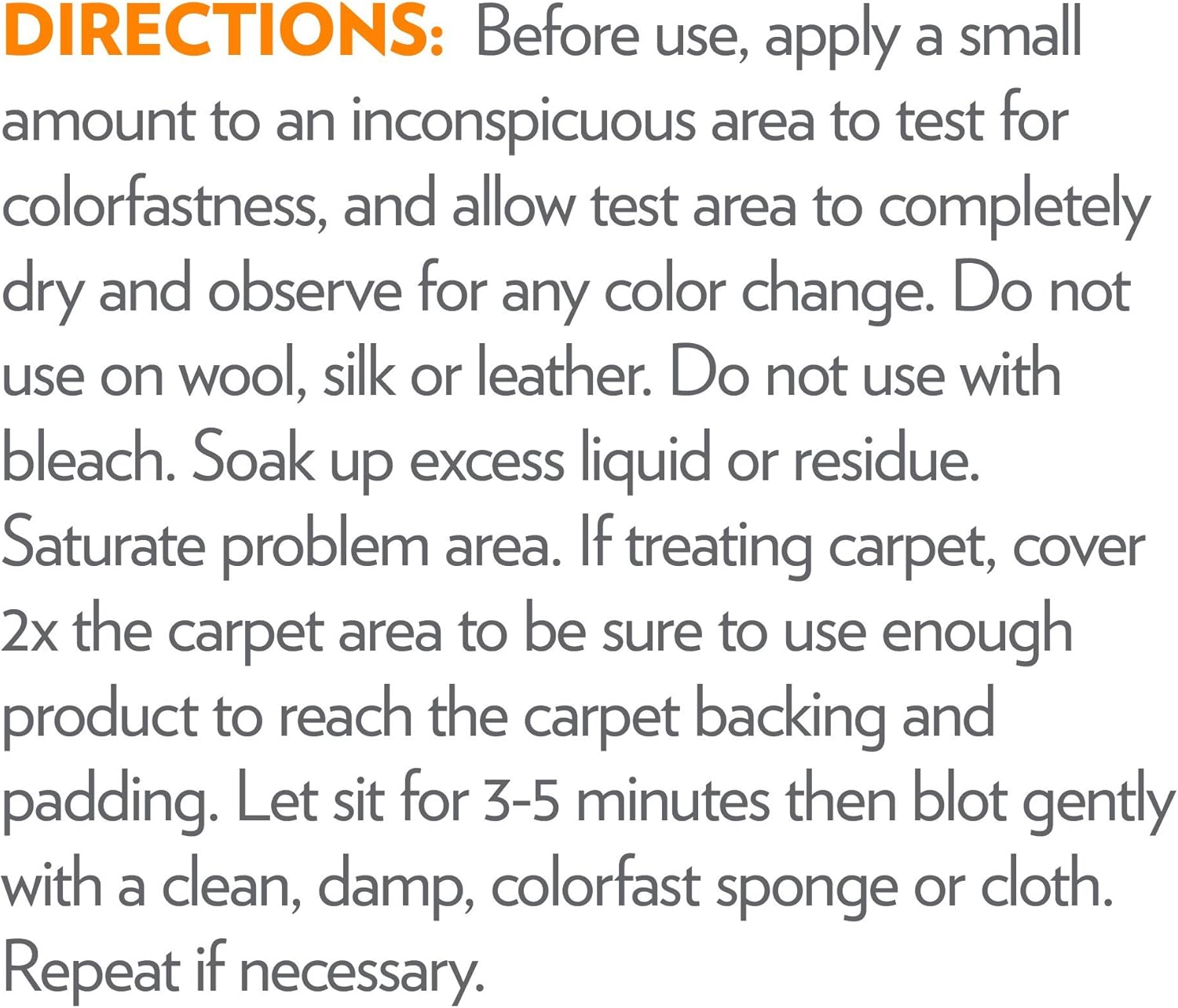 OUT! Orange Oxy Stain and Odor Remover | Pet Stain and Odor Remover | 32 Ounces : Pet Odor Eliminator : Pet Supplies