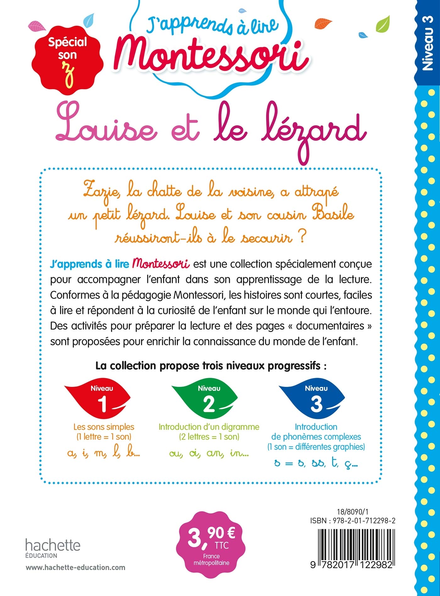Louise Et Le Lezard Son Z S Niveau 3 J Apprends A Lire Montessori Leroy Jouenne Charlotte Doumont Gwenaelle Amazon Com Books
