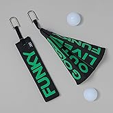 ANDGOLF Pleats Ball Towel, Use to Wash My Ball and Club, Best Choice for Golf Gifts, Embroidered Golf Towels, Clip for Bags/Pants/Skirts, Durable Elastic Band, Colorful Fashion Golf Item