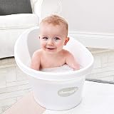 Shnuggle Newborn Baby Bath with Built-in Bum Bump and Soft Backrest view 3