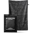 Blackline Microfiber Car Drying Towel 24"x36", 1300GSM Twisted Loop | Twisted Loop microfiber dries your car in one pass-1300
