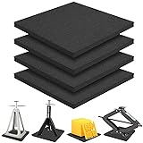 RV Leveling Block Flex Pads，12 x 12 x 0.75 Inch