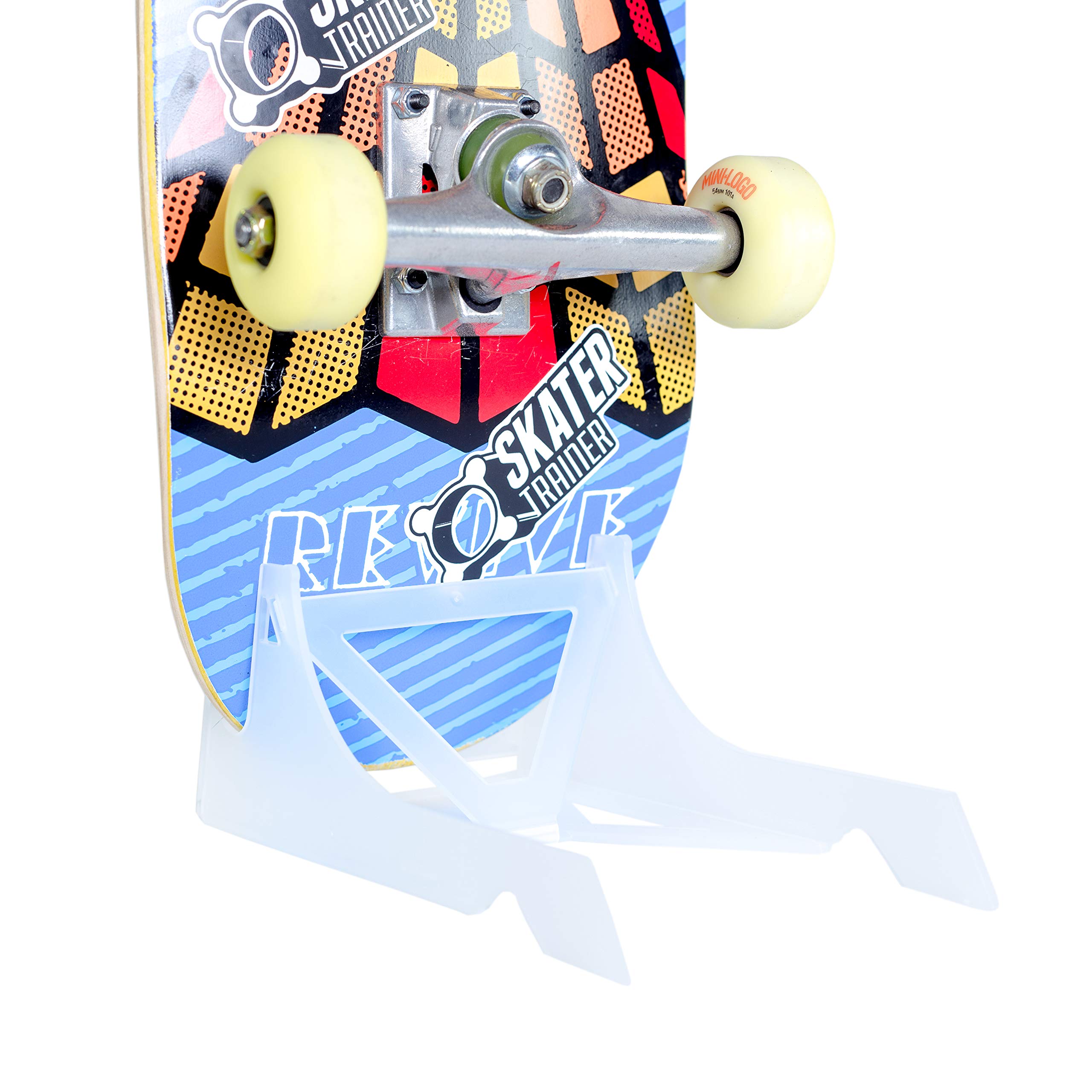 Origami Skateboard Stand- A Skate Board Holder by Skater Trainers - Store and Display - Keep Boards Off The Wall - A Great Rack Display for That Made in The USA - Parents Love These