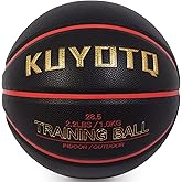 KUYOTQ 2.2LBS Weighted Heavy Size 6 28.5" Basketball Training Equipment Basketball PU Leather Indoor Outdoor for Women Youth Improving Ball Handling Dribbling Passing Skill (Deflated)