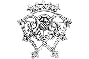 CENWA Thistle Brooch Scotland Brooch Crown Ireland Irish Royalty Badge Brooch Gift