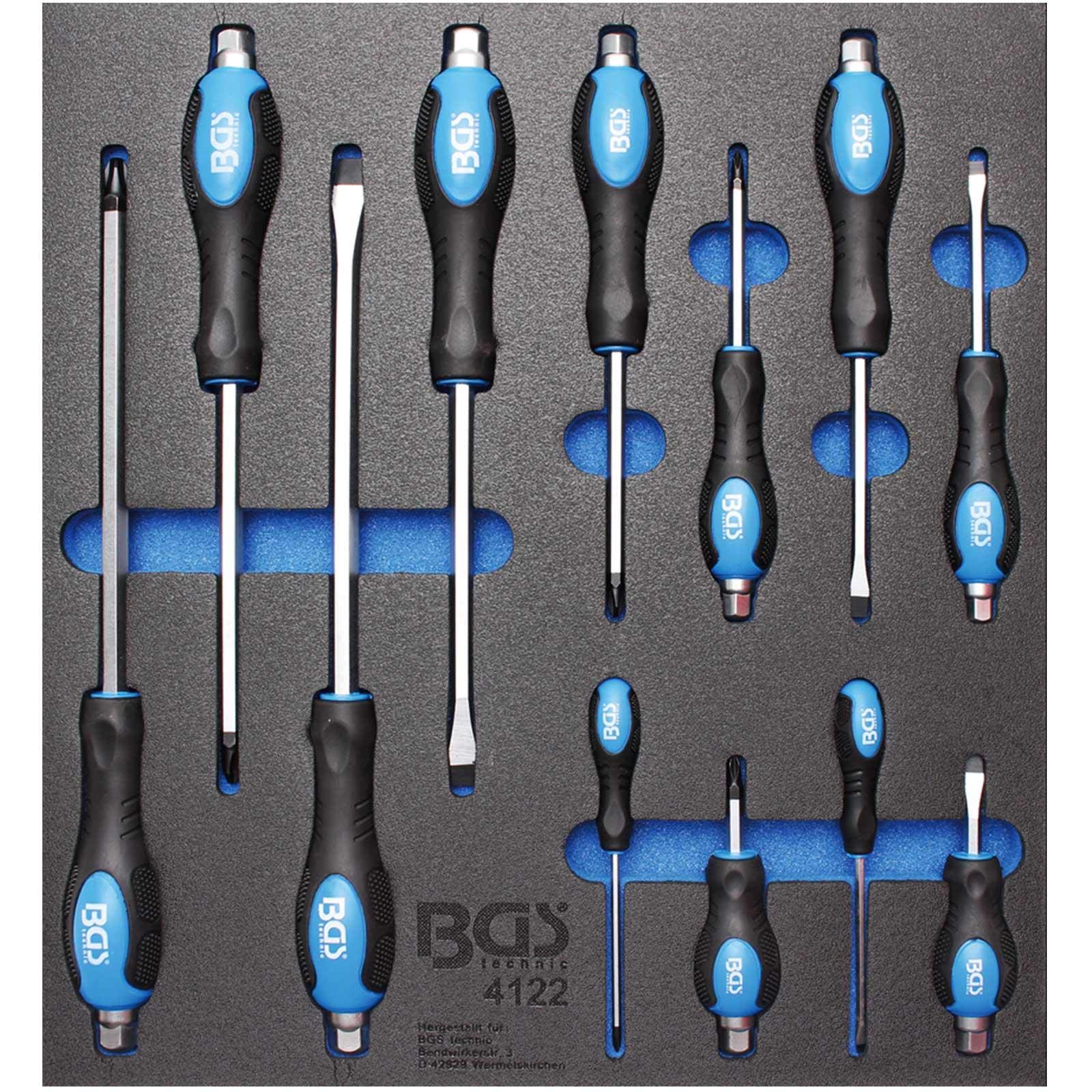 BGS 4122 | Tool Tray 2/3: Screwdriver Set | 12 pcs.
