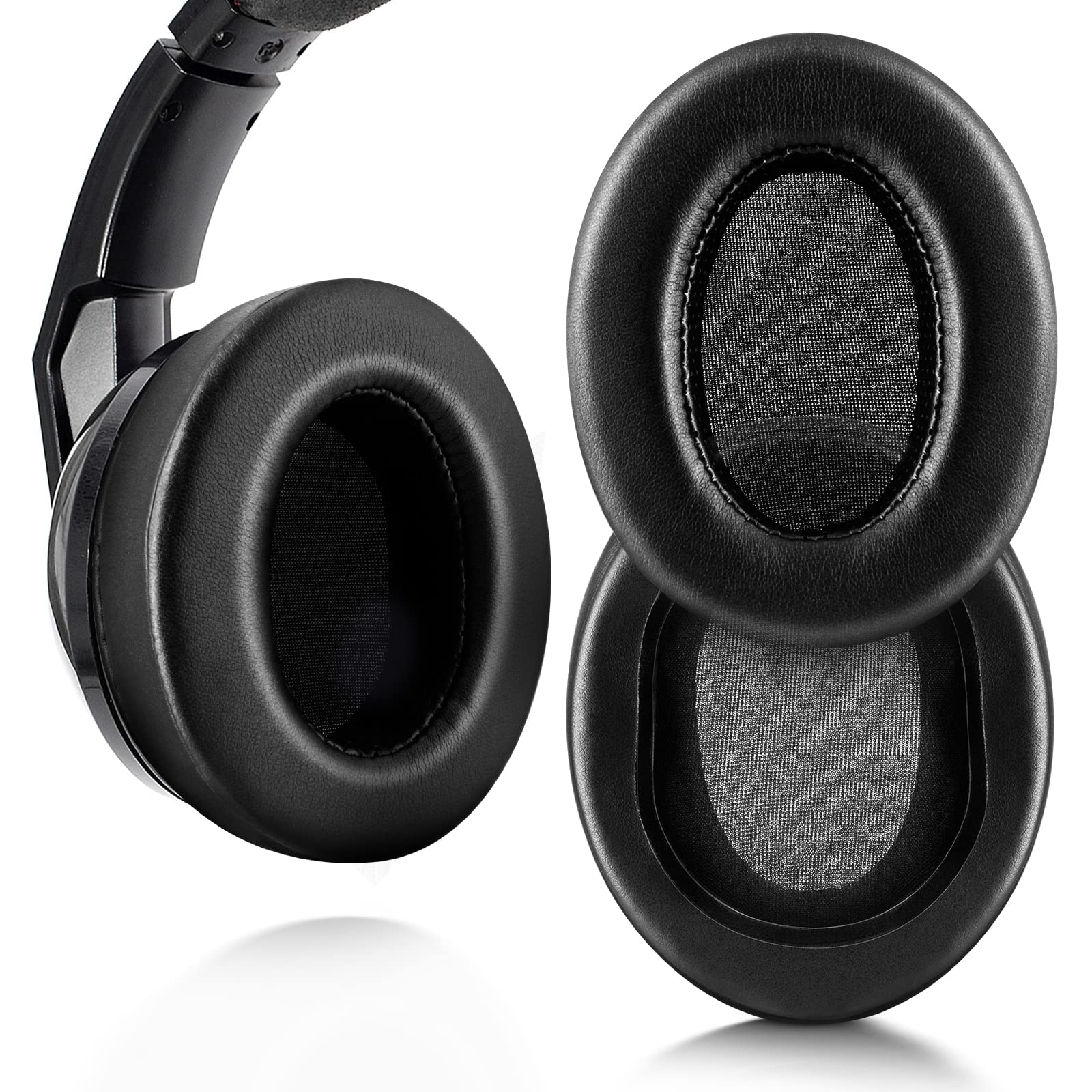 HS35 HS40 HS50 HS60 HS70 PRO Headphones Replacement Ear Pads-HS50 Replacement Earpads Cushion for Corsair HS35 HS40 HS50 HS60 HS70 PRO (pu Leather)