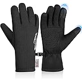 ATERCEL 3M Thinsulate Winter Gloves Men Women, Waterproof Thermal Cold Weather Gloves, Touchscreen Snow SKI Skating Gloves