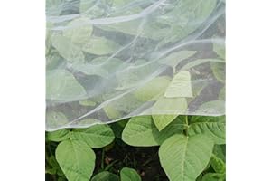 WENTAO Ultra Fine Garden Netting, 4'x10' Plant Netting Pest Barrier for Garden Protection Row Cover Raised Bed Screen Mesh Greenhouse Mosquito Net, Protecting Tree Plants Vegetable Flowers Fruits