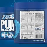 Applied Nutrition Pump Zero Pre Workout Zero Stim 375g ICY Blue Raz view 9