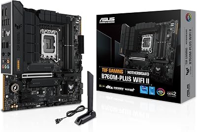 ASUS TUF Gaming B760M-PLUS WiFi II Motherboard Intel B760 LGA 1700 DDR5 mATX