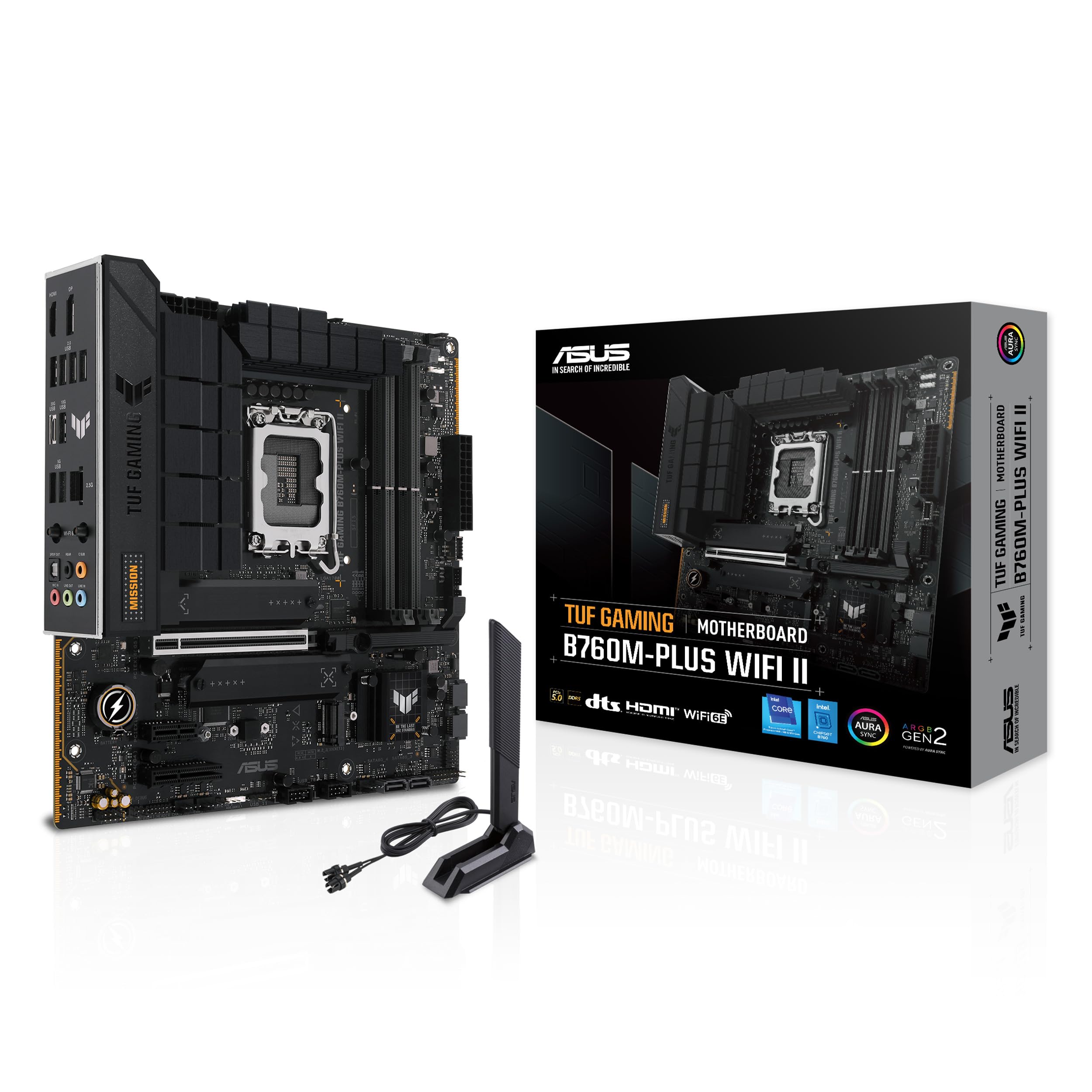 ASUS TUF GAMING B760M-PLUS WIFI II (Socket 1700/B760/DDR5/S-ATA 6Gb/s/Micro ATX)