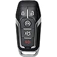 Keyless2Go Replacement for 5 Button Smart Key for Proximity Remote for Ford M3N-A2C31243300 164-R7989
