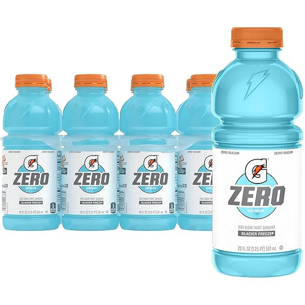 GATORADE ZERO SUGAR THIRST QUENCHER SPORTS DRINK, GLACIER...