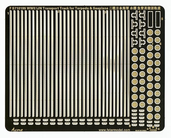 Amazon ファイブスターモデル 1 700 第二次世界大戦 日本海軍 魚雷運搬車と魚雷 水上機運搬用レール プラモデル用パーツ Fsm プラモデル 通販