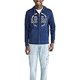 AEROPOSTALE mens Aero Logo Full Zip Hoodie- Circle
