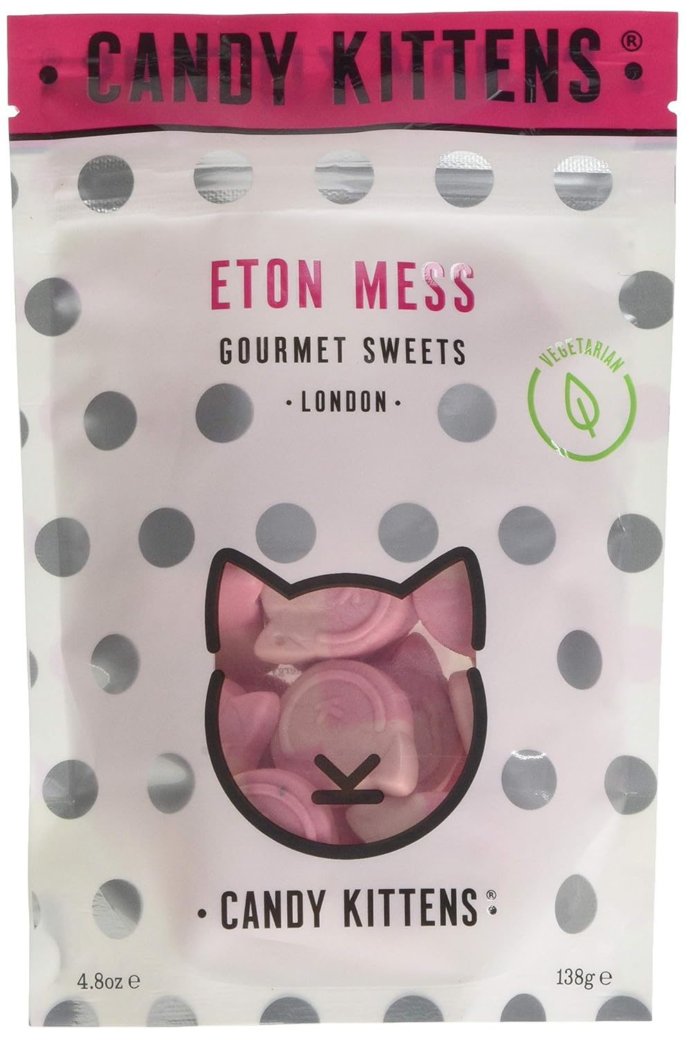 Candy Kittens Vegan Sweets GlutenFree Natural Fruit Flavour Candy Gummy Chewy Gourmet