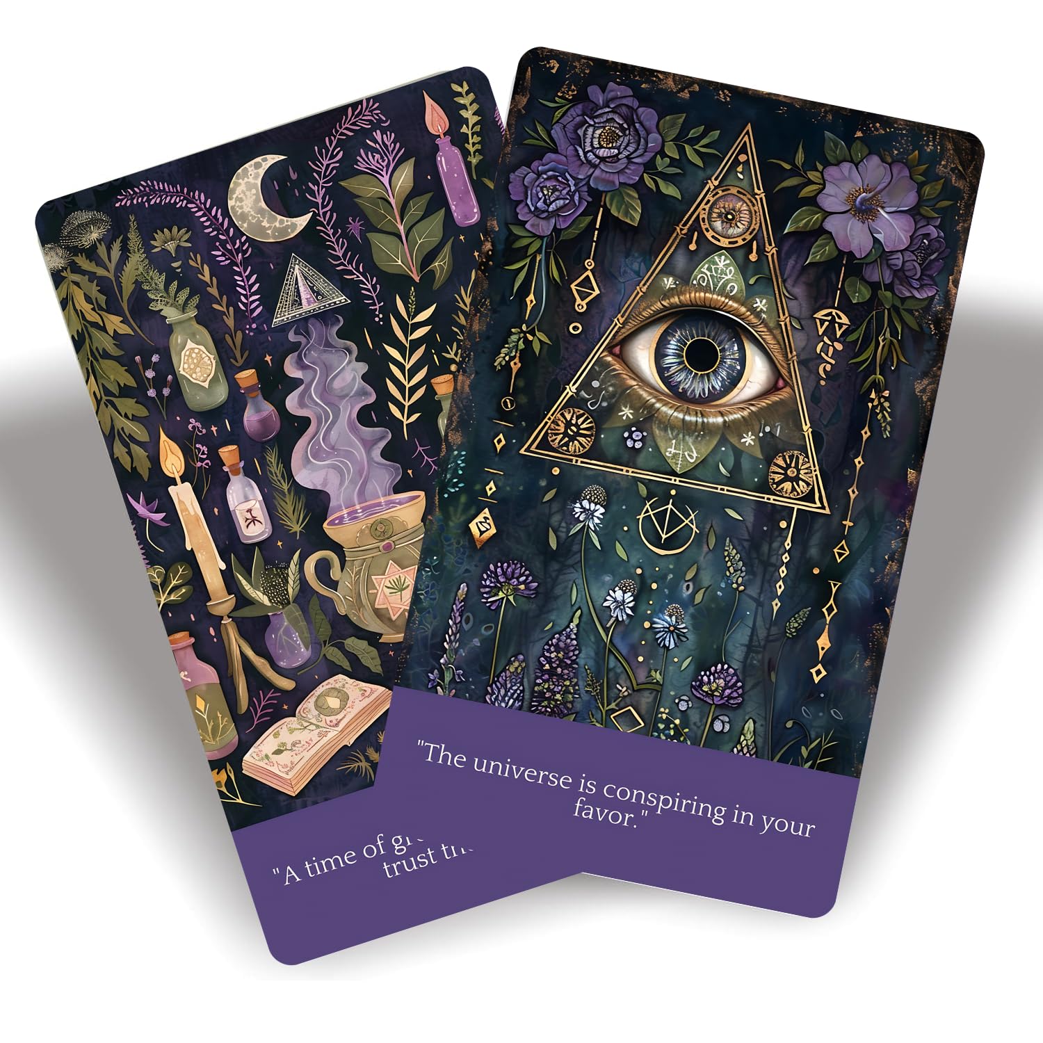 Fortune Teller Oracle cards: Explore and reveal the future, provide guidance and inspiration for daily life. Oracle tarot cards for beginners, Suitable for daily life, divination, spiritual practice