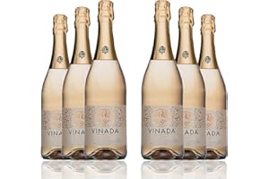 VINADA - Sparkling Gold - Zero Alcohol Wine - 750 mL (6 Glass Bottles)