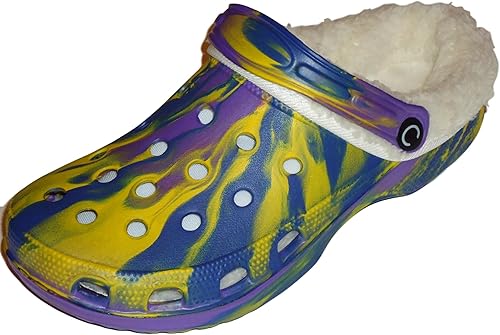 fur lined garden clogs