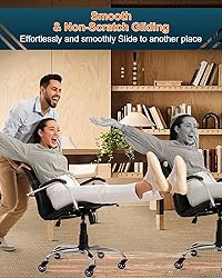 RidRed Office Chair Wheels - Replacement Rubber