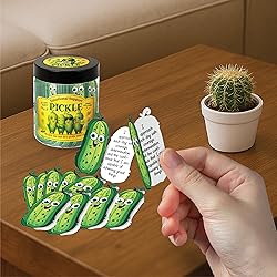 Positive Pickle Cards - Crochet Jar, Affirmation