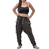 Thaluta Women's Harem Loose Yoga Travel Lounge Pants with Pockets Casual Boho