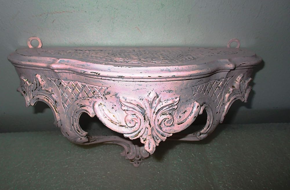 Amazon Com Pink Wall Shelf Pink Shelf Baroque French Wall