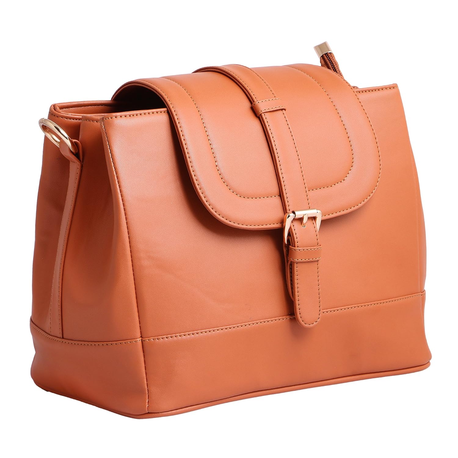 women marks women's pu handbag, 6x9-inch(orange)