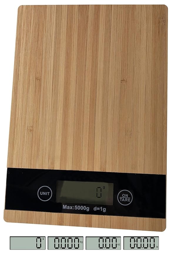 OSVINO Bambou Balance Cuisine Electronique Bois CE...