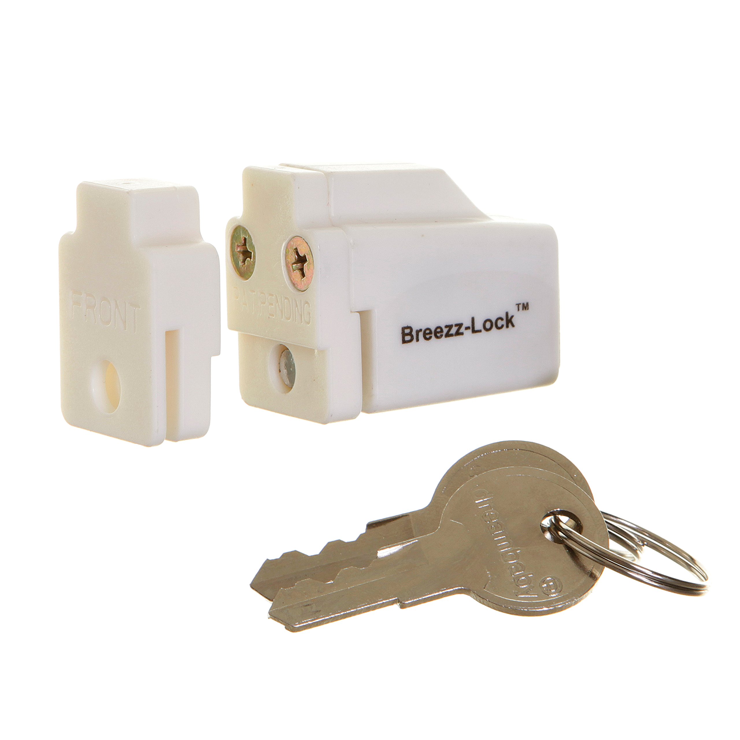 Dreambaby Breezz-Lock Sliding Window Restrictor, White, one Size