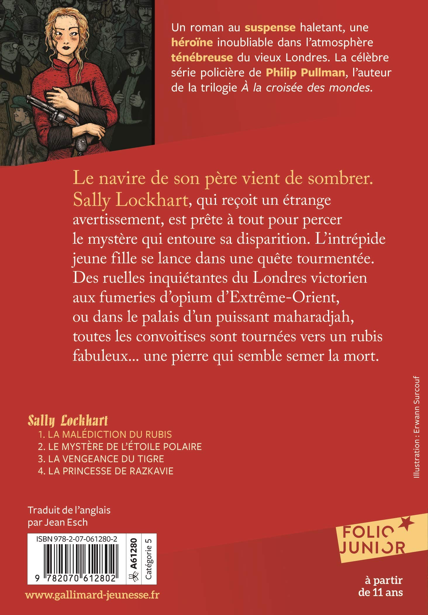 Sally Lockhart 1 La Malediction Du Rubis A61280 Folio Junior Amazon Co Uk Pullman Philip 9782070612802 Books