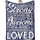 Hakumata Blanket Gifts for Women Men - Get Well Blanket, Inspirational Gifts for Him Her, Feel Better After Surgery Present, Thinking of You Gift for Boyriend Dad Husband 60'' x 50''
